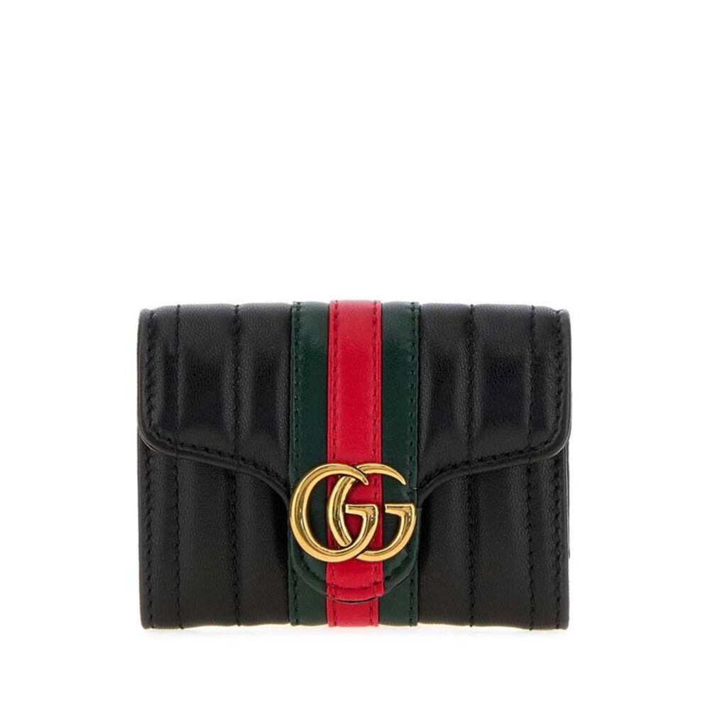 Gucci Women Black Leather Coin Purse